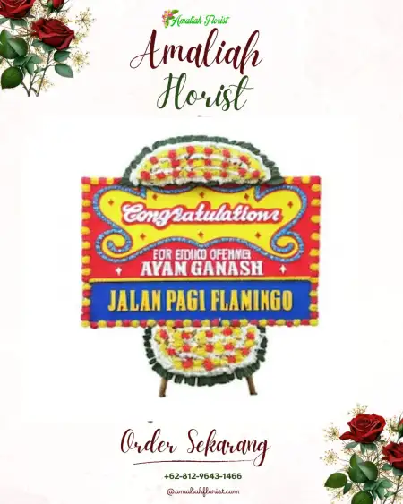 Sewa Papan Bunga Darat